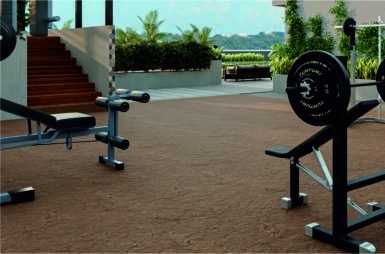 Open gym at Okay PLUS Sapphire Suites