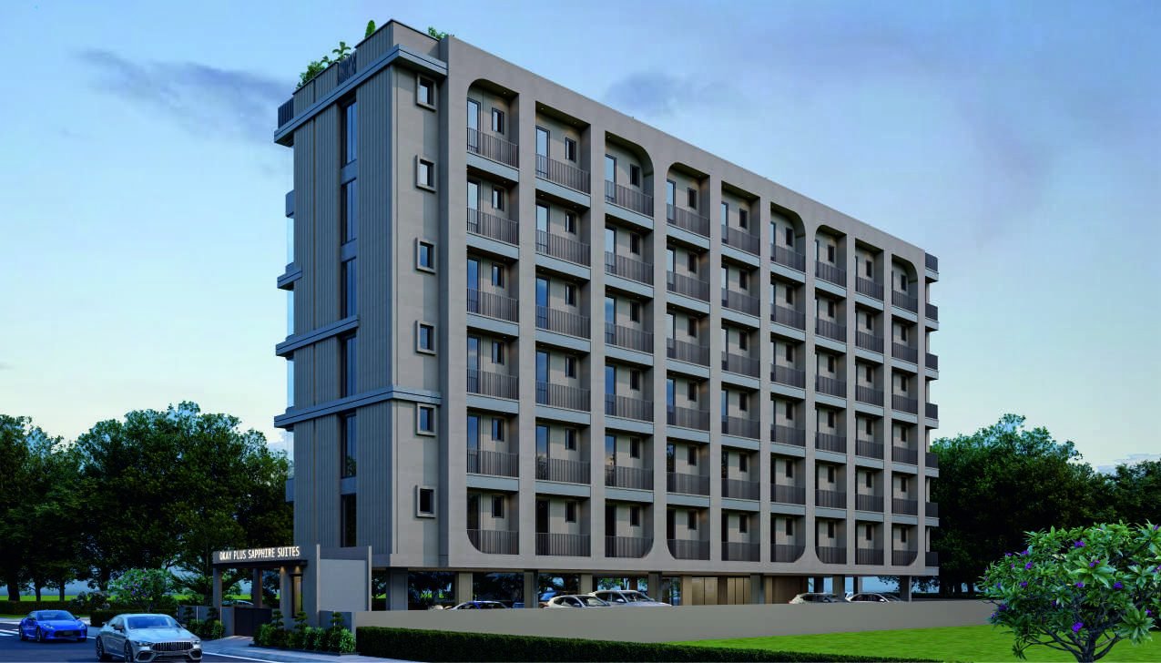Furnished studio suite building exterior, Jaipur